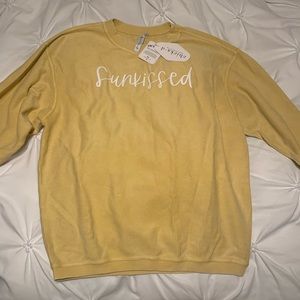 Sunkissed Corded Sweatshirt